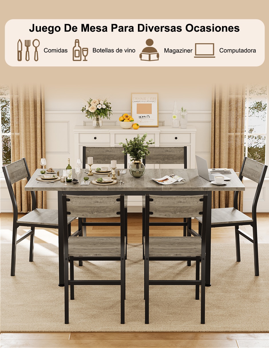 Comedor Nuestro Nidopara 6 personas de MDF